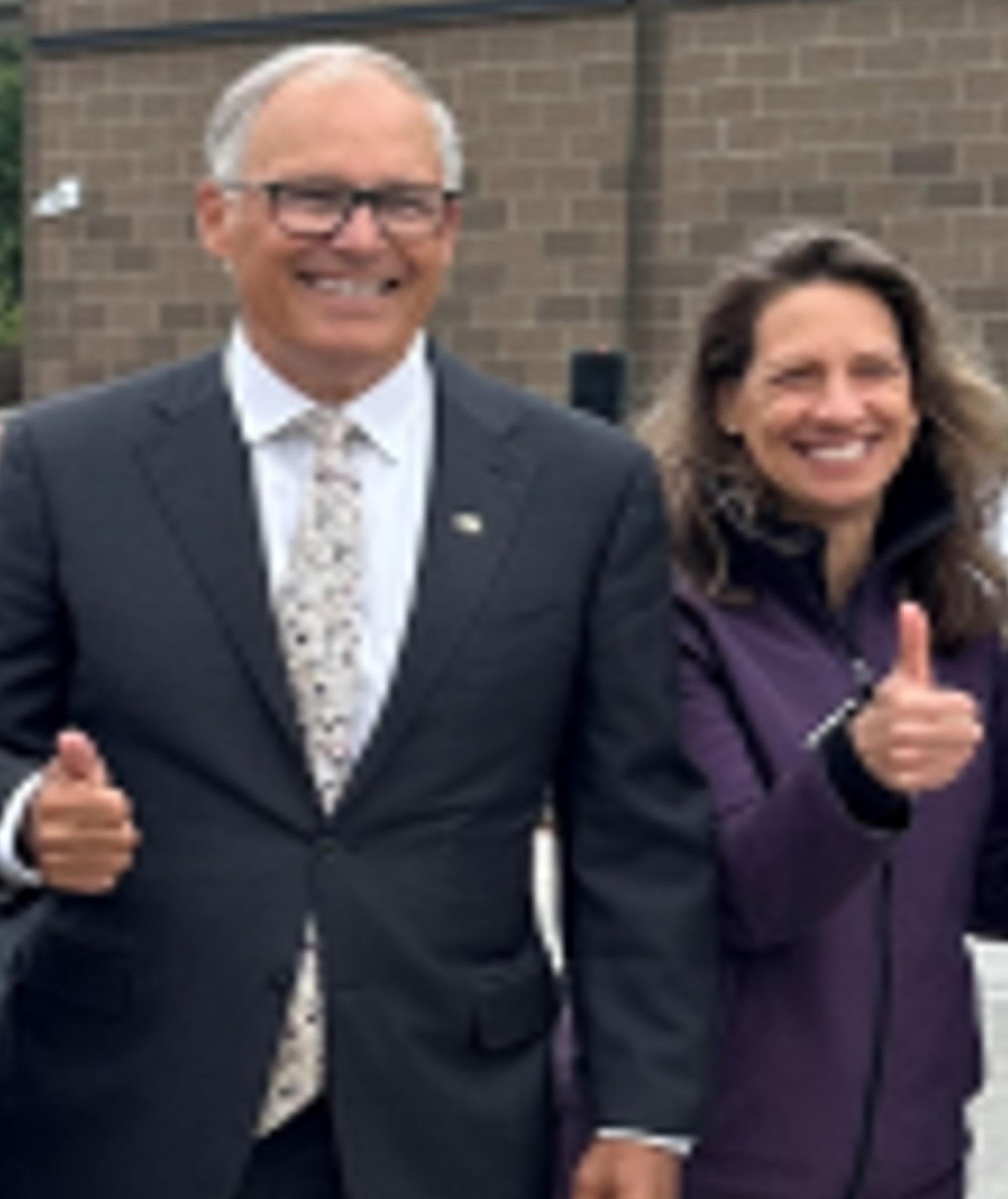 Nytasha Walters at event with Governor Inslee